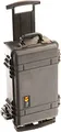 PELI 1510M Trolley, Mobiler Rollkoffer mit Teleskopgriff, IP57 Wasser- und Staubdicht, 27L Volumen, Kein Schaum, Schwarz