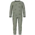Name It Schlafanzug NMMNIGHTSET AGAVE GREEN DINO RIB grün 98/104 EU