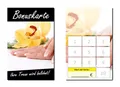100 Stück Bonuskarten Nagelstudio gelb Wellness Kosmetik (BOK-419) mit 10 Stempelfeldern Treuekarten Massage Beauty