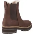 TOMS Stiefelette Stiefelette Leder/Textil - Dunkelbraun - 38,5