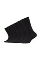 Camano Kinder Kindersocken ideal für aktive Mädchen und Jungen natürliche Baumwolle optimaler Sitz beständig 6er Pack 39/42 black