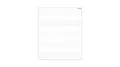 ALLboards Magnetisch Selbstklebend Folie Magnetauflage, Trocken abwischbar 80x95 cm - Fünf Zeilen, Magnetic Dry-Wipe Overlay Sheet