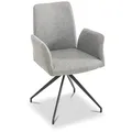Actona Stuhl Naya Stoff Grau Hellgrau