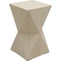 Beistelltisch Couchtisch Nachttisch Beige Travertine Steinoptik Kare Design