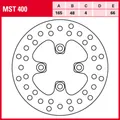 brake disk Scheibenbremse STARR Bremsscheibe TRW MST 400 für Bombardier/Can-Am D