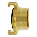 VARIOSAN Schnellkupplung Innengewinde 12265, 3/4" IG, Messing blank, System Geka