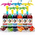Sirup Partyset 6 x 250ml und 5 Palmen Bunt für Slush, Getränke Hergestellt ohne AZO und Glycerin | Slushy selber machen | Slushmaschine Aroma Konzentrat 1:5, Perfekt für Ninja Slushy Maschine