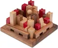 LOGOPLAY 3D-Puzzle Castle, Puzzleteile, Castle Baue deine eigene Burg! Anspruchsvolles 3D-Puzzle aus edlem
