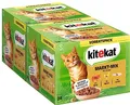 Kitekat Katzenfutter Nassfutter Markt-Mix in Gelee – Feuchtfutter in 48 Portionsbeuteln – 2er Pack (2 x 24 Portionsbeutel à 85g)