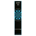 Kingpower Dartteppich mit Abwurflinie, Dart Zubehör mit Motiv, Dartmatte mit Oche, pflegeleichter Teppich rutschfest