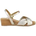 Unisa Unisa BADESI_LMT PLATINO, Sandaletten, Gold, Damen Sandalette goldfarben 38 EU