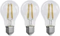 EMOS 1525283411 LED Lampe Filament A60 A CLASS, E27, 3,8W (60W), 806lm, Neutralweiß (3Stk.)