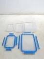 EMSA Clip & Close Frischhaltedosen-Set rechteckig 0 55 L u. 1 00 L u. 2 20 L