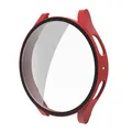 System-S Schutz Hülle Case 44 mm aus PC für Samsung Galaxy Watch 5 4 in Rot