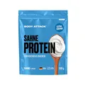 Body Attack Sahne Protein 500 g – Protein Sahne Alternative zum Backen & Kochen, für Saucen & Desserts, Whey & Casein Protein mit Laktase, ohne Zuckerzusatz, Made in Germany