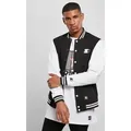 Starter Black Label Jacke College Fleece Jacket Black/White-L - Weiß/Schwarz - L