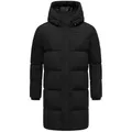 Stone Harbour Steppmantel Hadrieen XX modischer Herren Wintermantel mit kuscheligem Futter schwarz L (52)