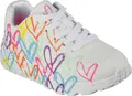Skechers UNO LITE - SPREAD THE LOVE Sneaker Schnürer Kinder weiß 33