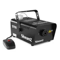 BeamZ S700 Mini Nebelmaschine mit Fernbedienung inkl. 250ml Fluid, 700 Watt Fogger, Smoke Machine mit 400ml Tank, Fog Machine, Nebelmaschine Halloween für Party, Hochzeit, Events, Hazer mit 75m³/min