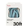 FENDER Original Coil Cable 9m Daphne Blue ❘ Kabel ❘ Spiralkabel ❘ Gitarrenkabel