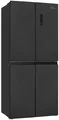 exquisit Multi Door MD365-125-040D inoxlook-az, 180 cm hoch, 79 cm breit, Kein Abtauen nötig: 362 L No-Frost Kühl-Gefrier-Kombi mit LED