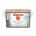 Alpina Sockelfarbe schiefer 5 L für Mauern und Betonabsätze Fassade Außen