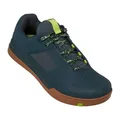 MTB Schuhe Mallet Lace Splatter Edition Clip-In Blau Petrol/Grün Lime Crank Br
