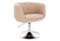 SVITA Cocktailsessel PANAMA (1-St., Drehsessel), 360° drehbar, verchromtes Gestell, gepolstert, höhenverstellbar
