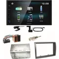 Kenwood DMX-125DAB Bluetooth DAB+ USB MP3 Einbauset für Fiat Ducato Boxer Jumper