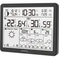 Techno Line Wetterstation Station WLAN Tuya Schwarz Außentemperatur Display