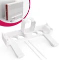 Wandhalterung & Steckdosenhalterung passend für FritzBox 6690/6591 Cable | Router Halterung zur Wandmontage | Schraubenlose Befestigung mit Netzteil-Halterung | Integriertes Kabelmanagement