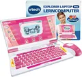Vtech Explorer Laptop Pro Pink I Lernlaptop mit 164 Spielen I Bilingual Deutsch