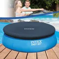 Intex Abdeckplane 457 cm rund navy blue für Easy Pools Abdeckfolie Poolabdeckung
