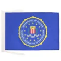 AZ FLAG - Flagge Fbi Der Vereinigten Staaten - 45x30 cm Mit Kordel - Federal Bureau Of Investigation Fahne 30 x 45 Cm - Flaggen