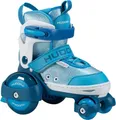 Hudora My First Quad, Kinder, Männlich, Cyan, Muster, Hoher Stiefel, Jam-Rollschuhe