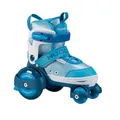 HUDORA Rollschuh My First Quad, cyan Gr. 26-29 größenverstellbare Rollschuhe