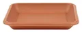 greemotion Blumentopfuntersetzer Jana in Terracotta - Blumen-Untersetzer eckig für Pflanzkübel - Pflanzenuntersetzer quadratisch aus Kunststoff - Pflanzen Untertopf 28 x 28cm