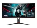 AOC CU34G2X Curved Gaming Monitor 86 cm (34 Zoll) UWQHD, VA-Panel, HDMI, DisplayPort, USB, 1ms, 144Hz, AMD FreeSync