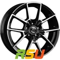 Diewe Neve black diamond 9x18" ET58 LK5 112 ML 66.6 Alufelgen 18 Zoll