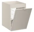 Lomadox Unterschrank BIBIONE-56 Badschrank mit Wäschekorb, 40 cm breit, kaschmir