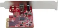 StarTech.com 1-Port USB-C PCIe Adapter - USB-C SuperSpeed 20 Gbit/s PCI Express 3.0 x4 Host Controller Karte - Win/Linux/macOS (PEXUSB321C) - USB-Adapter - PCIe 3.0 x4 Low-Profile - USB-C 3.2 Gen 2x2 x 1
