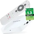 Zehnder KP-1, KICKPI IPTV Box, 4K UHD, Android 11, Streaming, Netflix, Prime Video, YouTube, Google Play, Dolby, WiFi WLAN 2.4G/5G, Bluetooth FB, 3... - Weiß