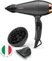 BaByliss Ionic-Haartrockner BaByliss Italian Air Pro Haartrockner mit Ionen-Technologie, 6719DE, 2200 W, Anti-Frizz, Föhn mit 2 Zentrierdüsen und Diffusor, AC-Motor, 2200 W