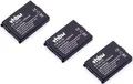 vhbw 3x Akku kompatibel mit Telekom Sinus 710, 700, 700m schnurlos Festnetz Telefon (1300 mAh, 3,7 V, Li-Ion)