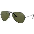 Ray-Ban RB3025 L0205 Aviator Sonnenbrille Gold Grün 004/58 - Grün