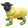 Schaf Figur m Gummistiefel Lamm Figur lustige Garten Figuren Gartenfiguren Tiere