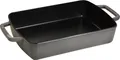 Staub Guss Auflaufform, rechteckig Graphitgrau 30 cm x 20 cm