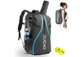 Otaro Tennisrucksack mit Schuhfach, Tennistasche für 2 Schläger, Schlägertasche, 42L (Perfekt durchdacht für die gesamte Ausrüstung, mit Thermo-Schlägerfach, Laptopfach & isoliertem Getränkefach), wasserabweisende Tennis Tasche für Herren & Damen