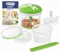 Genius Küchen zubehör Zerkleinerer Nicer Dicer Twist Set 9-tlg. Handbetrieben