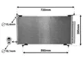 VAN WEZEL Kondensator, Klimaanlage 25005201 für HONDA